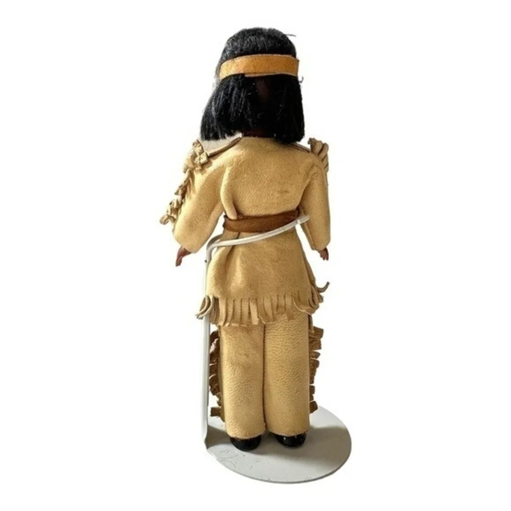 Vintage Native American Indian Girl Doll 8